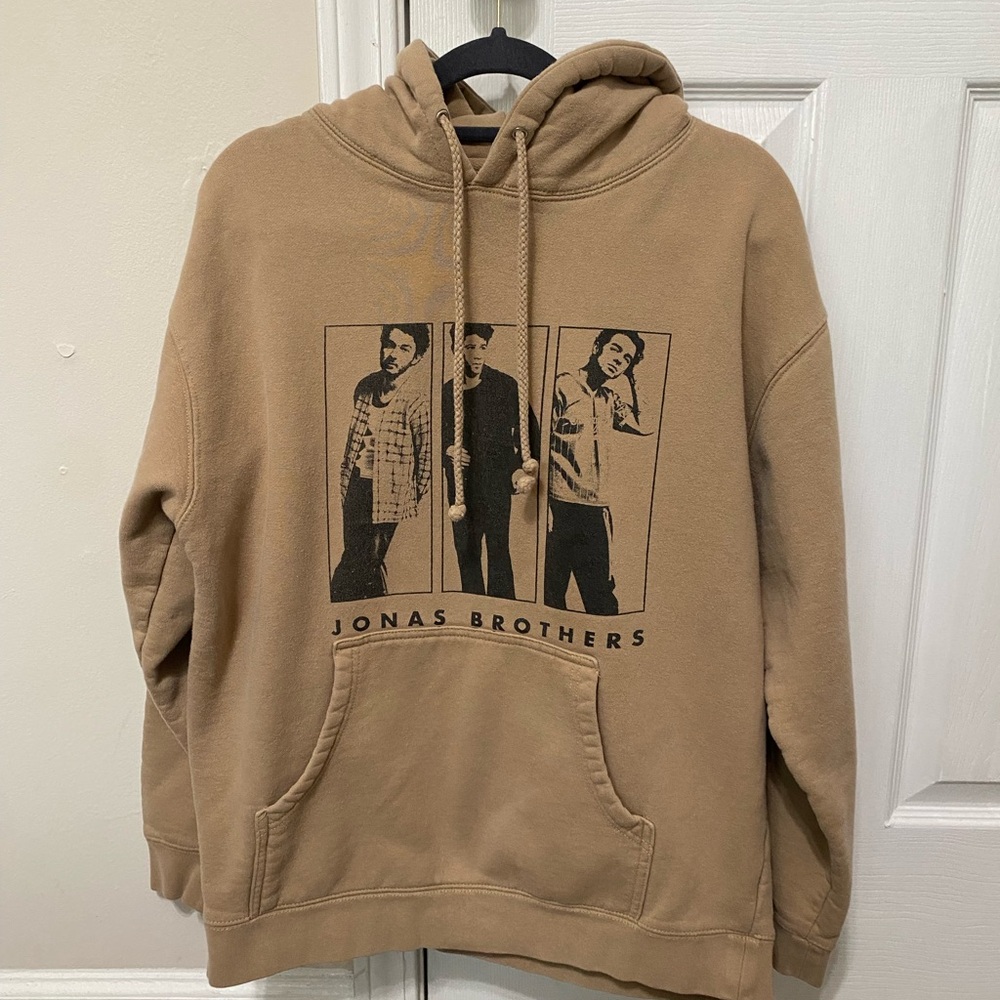 Jonas Brothers THE TOUR Tan Hoodie